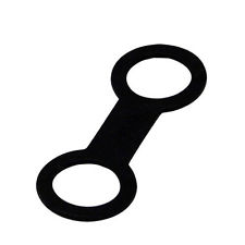 Black Silicon Snorkel Keeper