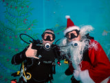 Breathing on Nex Regulators is like a dream.  Even Santa Loves Nex! Nex Dive Mask, available exclusively at SCDiving Dive Shop!