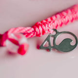 4ocean Pink Flamingo Braided Bracelet - Flamingo
